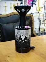 Europe et États-Unis Shisha arabe portable pour narguilé avec chicha voiture de voyage en diamant