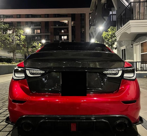 Personnalisation pour Infiniti Q50 18-23 Venom clair feu arrière rouge jaune clignotant pour l'asie - Product Image 2