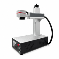 Machine de marquage laser à fibre portable nouvelle génération 20W 30W 50W avec refroidissement par air pour le marquage des métaux, prenant en charge les formats DXF/AI