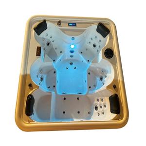 Jacuzzi exterior de lujo para 6 personas, independiente, blanco, con hidromasaje a temperatura constante, bañera de hidromasaje, <span class=keywords><strong>spa</strong></span> para fiestas. - Product Image 5