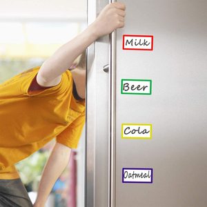 36Pcs Magnetic Dry Erase Labels Board <strong>Mini</strong> <strong>Whiteboard</strong> Fridge Blank Name Tags Plates Writable Reusable Magnets - Product Image 2