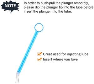 AMZ Hot Sales 2er Pack Leicht zu reinigende, glatte, abgerundete Spitze Wieder verwendbarer, langlebiger Hinterhof-Flusher-Schmierstoff applikator für Frauen, Männer, Sexspielzeug - Product Image 4