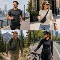 Sac banane unisexe personnalisé à motif fruitier, minimaliste, durable et imperméable, avec ajustement coulissant pour les trajets quotidiens et les sorties du week-end