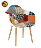 Salon de haute qualité Fauteuil patchwork au design moderne