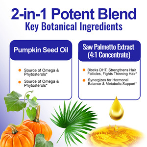 Popular Item Pumpkin Seed Oil Softgels with Pumpkin Seed Oil and Saw Palmetto Jrinary Tract Health Polyunsaturated Fat Softgels - Product Image 5