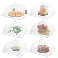 Picknick Camping Keuken Herbruikbaar Opvouwbaar Fruit Ademend Mesh Gaas Afdekking Pop-up Parasol Anti-vlieg Insectenwerend Voedselnet Hand