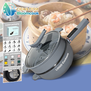 Cuisinière multifonctionnelle Bloomcook OEM 2025, gaz et électrique, acier inoxydable, antiadhésive, mini, portable, chauffage rapide, contrôlée par application, cuisine chaude - Product Image 6