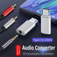 USB Typ-C Adapter USB-C Konverter zu 3,5mm Klinke Kopfhörer Audio-Adapter Anschluss