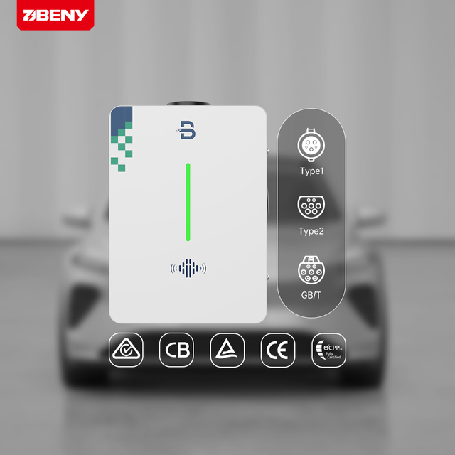 Beny AC Car Charging Pile Ev Charger Type 2 Type1 GB/T 7Kw 22KW AC Electric Vehicle Car Charging Station for Commercial Use