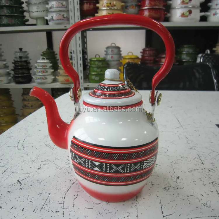 Горячая Распродажа, эмалированный чайник, чайник для воды в саудовской аравии