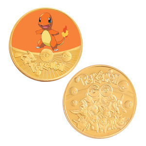 Vente en gros de pièces de monnaie commémoratives Pokémon de 40 mm, Pikachu, Psyduck, Squirtle, édition spéciale Journée des enfants - Product Image 6
