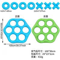 Jouet aquatique gonflable hexagonal personnalisé avec logo, écologique, en PVC, étanche, pour jeux d'eau, divertissement en piscine, team building