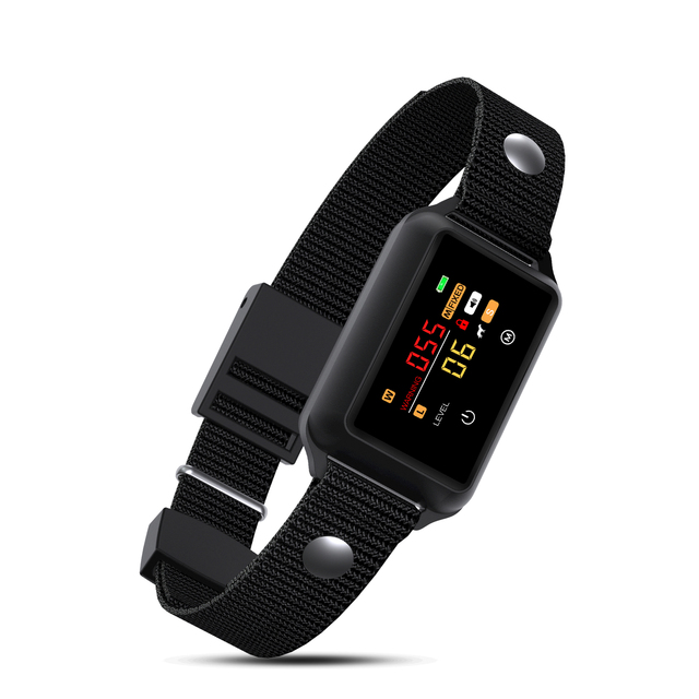 Rechargeable IP68 Waterproof Automatic Adjustable Vibration No Shock Dog Anti Bark Collar Pet Vibration Anti Bark Collar