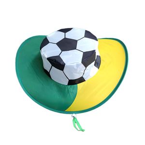 Topi Bucket nilon lipat 190T, dengan kantong harga pabrik uniseks Logo kustom pesta merah muda ungu hitam kuning hijau Bisnis - Product Image 1