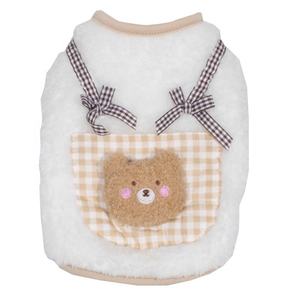 Vente en gros Nouveau style de gilet d'hiver pour chien en molleton mignon plus récent imprimé d'ours pour animaux de compagnie automne hiver <span class=keywords><strong>deux</strong></span> jambes vêtements manteau chaud pour chien - Product Image 2