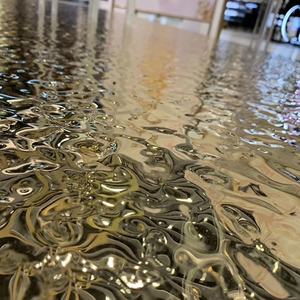 Ondulation de l'eau de couleur personnalisée 0.3-3.0mm SS 201 202 301 304 Panneaux muraux miroir - Product Image 6