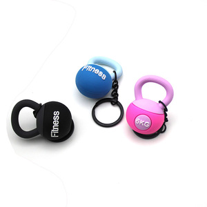 Porte-clés Kettlebell Série Fitness Tendance, Pendentif PVC Écologique, Accessoire pour Téléphone Portable, Sac à Dos, Vêtements, <span class=keywords><strong>Cadeau</strong></span> Sportif - Product Image 3