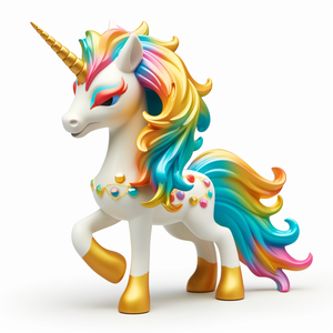 Benutzer definierte Spielzeuge Hobby Pferd Einhorn PVC Kunststoff Weiß Schaukel Kunststoff Pferd Spielzeug - Product Image 4