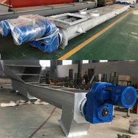Prix usine Nouveau Convoyeur à vis hélicoïdal incliné professionnel en acier sur mesure pour le manutention du maïs Minsong Électrique 200 kW 380 V Garantie 1 an
