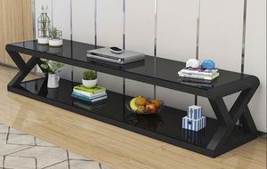 YQFOREVER <span class=keywords><strong>meuble</strong></span> <span class=keywords><strong>TV</strong></span> minimaliste moderne, <span class=keywords><strong>meuble</strong></span> d'exposition en verre créatif multifonctionnel - Product Image 6