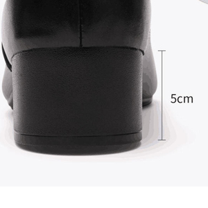 รองเท้าเต้นผู้ชายหนังแบบทันสมัยรองเท้าฝึกเต้นบอลรูมยางส้นเตี้ย - Product Image 6