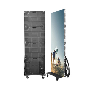 Écran publicitaire <span class=keywords><strong>LED</strong></span> mobile et portable P1.8/P2.5, alimenté par batterie, sur pied, affichage numérique, affiche numérique, écran LCD - Product Image 6
