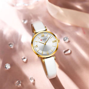 Reloj Curren 9079 para Mujer, Relojes Sencillos con Movimiento de Cuarzo, Correa de Cuero, Reloj de Moda para Chicas - Product Image 5