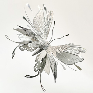 प्रकृति से प्रेरित 3 डी धातु तितली विंग एनाटॉमी मॉडल किट के साथ 51 ~ 100 टुकड़े परिशुद्धता मूर्तिकला - Product Image 3