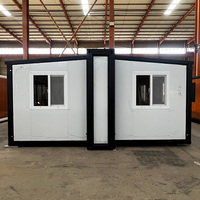 Maison conteneur préfabriquée en acier extensible blanche, modulaire, portable, bâtiment temporaire pour événements sportifs, appartement pour athlètes