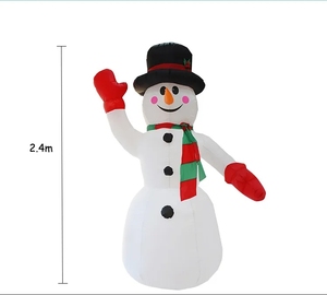 Fabrik Großhandel im Freien verwenden aufblasbare Weihnachten Schneemann Party <span class=keywords><strong>Blow</strong></span> <span class=keywords><strong>Up</strong></span> Schneemann Puppe Urlaub Dekoration - Product Image 3