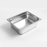 Fourniture d'usine équipement de cuisine professionnel Buffet en acier inoxydable récipient alimentaire pleine grandeur Gn Pan avec couvercle