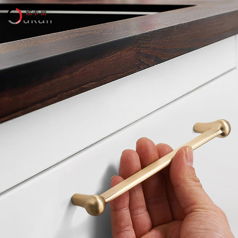 brushed gold kitchen cabinets handles