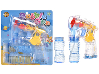 Pistolet à bulles transparent électrique avec son et lumière, avec 2 solutions de bulles, jouets d'été amusants pour enfants, intérieur et extérieur