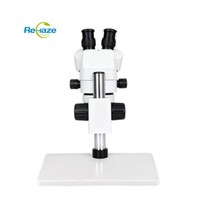 REHAZE Lab Trinocular Compound Stereo Microscope 10x Eyepiece 1080p HD LED Display Auto Focus IP53 with External Display Support