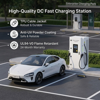 Station de recharge rapide DC 360 kW pour véhicules électriques, double pistolet, alimentation commerciale 1000 V
