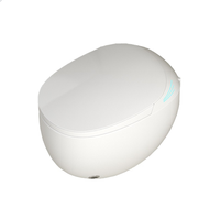 Toilettes intelligentes de luxe haut de gamme, toilettes automatiques de luxe pour salle de bain, cuvette de toilettes sanitaire de luxe, toilettes intelligentes monobloc au sol, toilettes intelligentes