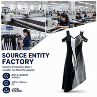 Fabricant de robes d'été personnalisées pour femmes, décontractées, grandes tailles, en soie glacée, à épaules dénudées, avec imprimé graphique, pour les acheteurs en gros