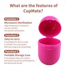 Esterilizador de Copas Menstruales Furuize con Logotipo Personalizado, Copas Menstruales de Silicona Médica, Kits Menstruales Reutilizables para Mujeres, OEM - Product Image 4