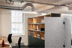 AORONG Zone de dégagement d'espace silencieux autoportante 24mm + Panneaux d'écran en feutre PET acoustique insonorisés <span class=keywords><strong>pour</strong></span> la séparation acoustique - Product Image 5