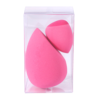 Logo personnalisé mélange de couleurs Multi formes Latex libre éponge de maquillage rose rouge jaune éponge cosmétique éponges de maquillage mélangeur