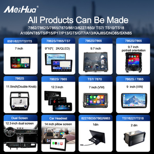 Meihua Universal 9 pulgadas coche Android REPRODUCTOR DE DVD marco Auto Radio Panel para ROVER MG3 2010-2016 - Product Image 6