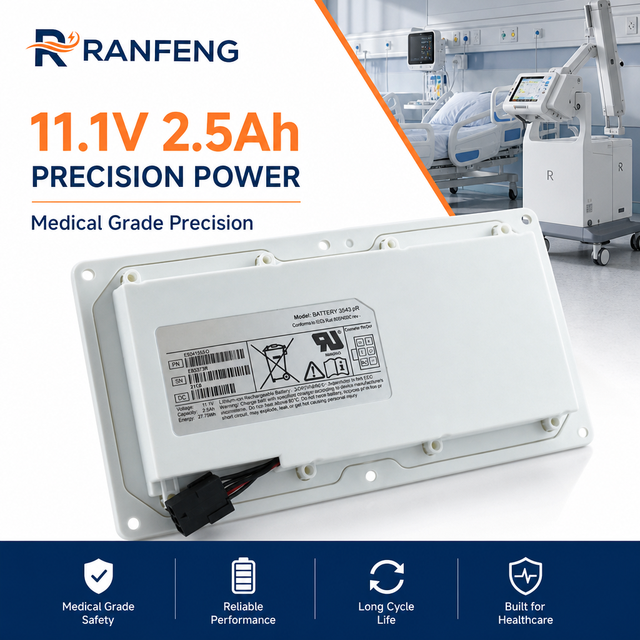 Radiology Equipment LiFePO4 Battery 11.1V 100Ah 500 Cycles 5G Monitoring Precision Medical Power Supply Factory Wholesale