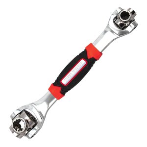 Llave de trinquete universal 8 en <span class=keywords><strong>1</strong></span> para reparación de automóviles Mango de goma Dogbone Llave de varios cabezales 52 en <span class=keywords><strong>1</strong></span> Llave de vaso - Product Image 1