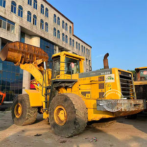 Chargeuse sur pneus d'occasion Komatsu WA500, marque japonaise, 90% presque neuve, chargeuses d'occasion Komatsu WA500 WA470 WA600, promotion à bas prix - Product Image 1