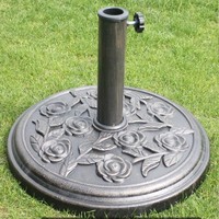 Base de parapluie à motif de rose Uplion pour parapluie de jardin de l'hôtel et du bistro