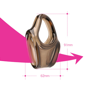 Medische Silicone Triple Cock Ring Oude Man Man Cock Rings <span class=keywords><strong>Sex</strong></span> Toys Gay Mannen - Product Image 3