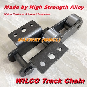 Maglie di catena trattate termicamente in lega di titanio MAXWAY MMCL lega 40Cr per pontone di escavatore anfibio WILCO (Buggy di palude) - Product Image 5