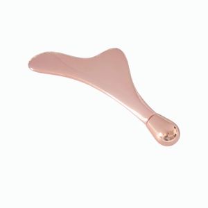 Outils de lifting du visage en guasha, rouleau de massage pour les yeux en or rose - Product Image 2