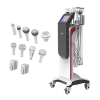 Masseurs de cou et d'épaules 10-en-1 à double couleur pour usage domestique et professionnel, 80K/40K/30K, avec cavitation et aspiration, pour la gestion corporelle, la dépose de graisse et le raffermissement