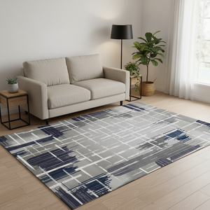 Tapis de salon sur mesure en impression 3D ultra doux pour baie vitrée - Product Image 3